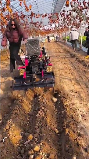 Micro tiller, tractor, ditching and backfilling, rotary tillage, bulldozing,and many other functions