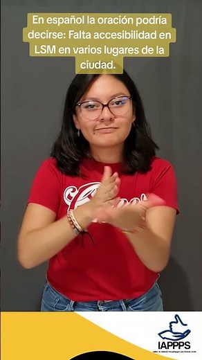 Respuesta a la práctica de LSM. Seña de accesible, accesibilidad, etc #lenguadeseñasmexicana #lsm