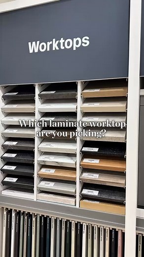 9.7K views · 28 reactions | Get the premium look without the price tag with our laminate worktops:  Hard-wearing for busy homes 識 Easy-clean surface for hassle-free upkeep  Cost-effective for every kind of project  Design options to suit any job Which one’s your favourite? Let us know ⬇️ Our laminate worktops are available to view at both our Howdens Expo showroom locations in Yorkshire and Northamptonshire. Explore more: hwdn.uk/LaminateWorktops | Howdens | Facebook