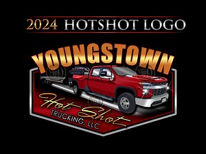 Hotshot & Trucking Logo Design | 24 Hour Turnaround | Add Decals, Magnets, Business Cards - Etsy