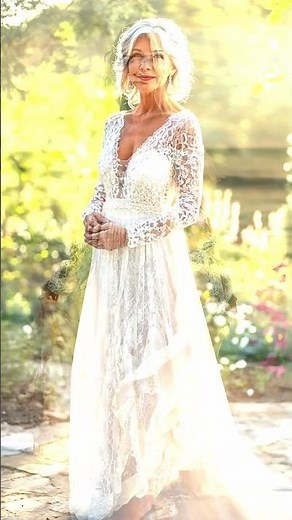 Elegant Wedding Dresses for Women OVER 50!