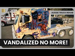 Vandalized Freightliner’s Overhaul - Aussie Truck Rehab - Car Show