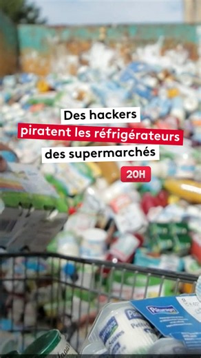 💻 Des hackers ont piraté les réfrigérateurs de centaines de supermarchés en France. Des rayons entiers de nourriture ont dû être jetés. Les pertes pourraient se chiffrer en millions d'euros. #JT20H #cyberattaque#supermarché #actualités