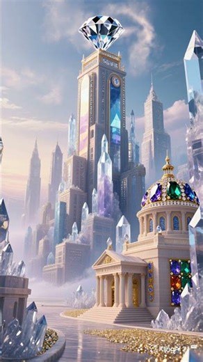 💎 City of Crystals?! | Diamond Towers & Magical Architecture 🌆✨