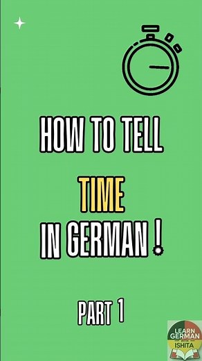 ⏳German Time Made Easy ⏰ | AM, PM & 24-Hour Clock Explained