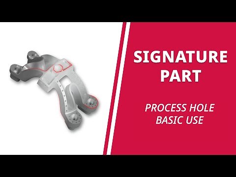 Process Hole Basic Use | Mastercam 2024 Signature Parts