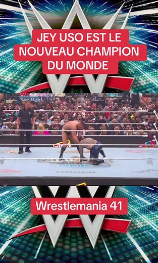 NEW CHAMPION #wrestlemania #catch #wwe #jeyuso #gunther