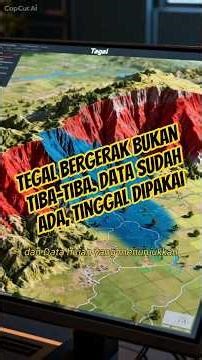 Tegal Bergerak Bukan Tiba2. Data Sudah Ada Tinggal Dipakai. #penginderaanjauh #tegal #tanahbergerak