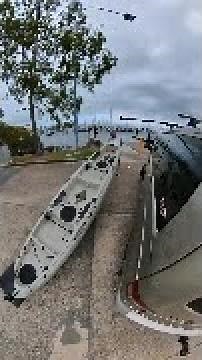 Kayak Loading using side loader