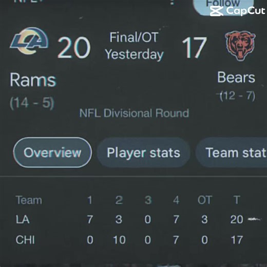 Bro a field goal ruined a whole season #bearvsrams