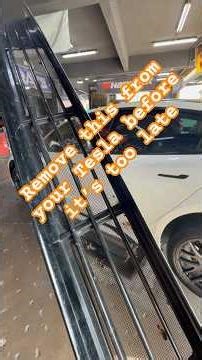 Remove your mesh wire grill before it’s too late . #teslamodel3 #teslamodely #teslaaccessories
