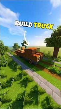 Easy to build Truck in Minecraft! #MinecraftBuilds