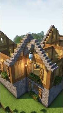 Minecraft Starter House🏠 For Build and No Music #minecraft