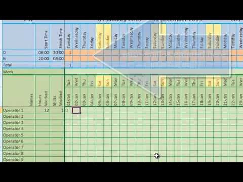 How to Create a Shift Pattern