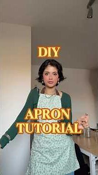 Easy Apron tutorial that any beginner can do🪡