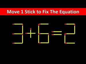Brain Test - Improve IQ - Fix The Equation #matchstickpuzzle #simplylogical #braintest
