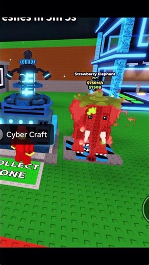 Getting a Strawberry elephant in Steal a Brainrot Roblox￼