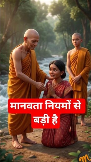 मानवता नियमों से बड़ी है | Two Monks and a Woman Story in Hindi
