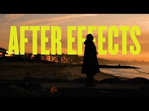 Text behind moving object after effects