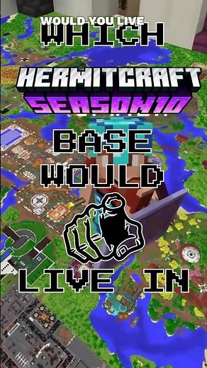Hermitcraft S10 Which world-shaper home would you live in? #Grian #smallishbeans #pearlescentmoon