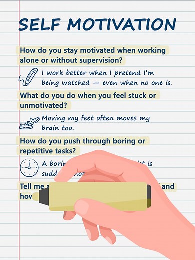 How to Answer Self-Motivation Interview Questions: Setting Goals Want to prove you’re driven and future-focused in your next job interview? This video shows you how to answer self-motivation and goal-setting questions so you can highlight ambition, discipline, and a growth mindset. Whether you’re applying for your first role, aiming for leadership, or simply want to show you’re committed to continuous improvement—this guide helps you craft impactful answers that impress hiring managers. Learn th