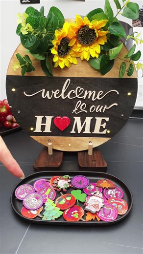 love how there's something for every holiday, season, and occasion. There are different styles of signs available. Grab it now while it's on a Black Friday sale SIGN? #TikTokShop #InterchangeableDecor #WelcomeSign #GnomeDecor #seasonaldecor