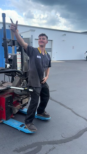 New snap on tire machine turned into a boat #aura #snapon #chevy #fyp @AJ