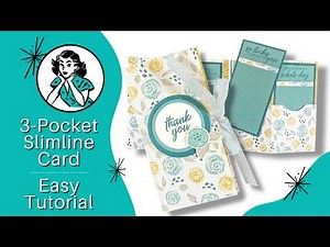 🔴 3-Pocket Slimline Card: Easy Tutorial for This Hot Trend