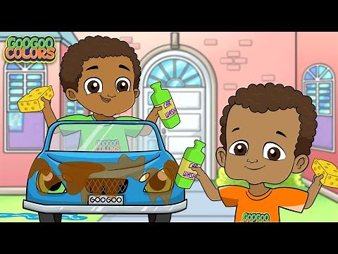 This Is The Way We Wash Our Car! Goo Goo Gaga Cartoon Song Collection