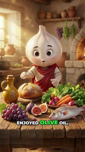 A Day in the Life of a Roman's Diet 🍇 #ancienthistory #facts #technology