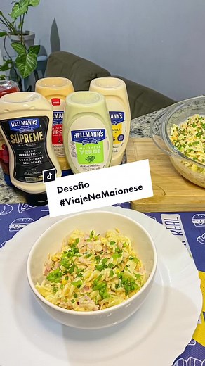 Resolvi pegar tudo que estava na minha geladeira e fazer uma salada de macarrão! Mas e você? Qual receita com @hellmannsbr tem seu #TokDeChef?Compartilhe e tenha a chance de se tornar um creator Unilever.#publicidade #maionesehellmanns #receitascommaionese #saladademacarrão Promoção autorizada pela SEAE/ME No 03.020334/2022. Consulte o regulamento em https://vm.tiktok.com/ZMNeUNBRT/