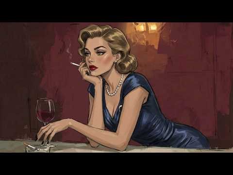 Classic Ladies Jazz Lounge 🎷 1930s–1940s Vibes | Real Vintage Bar Ambience