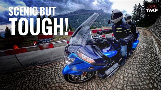 Epic ride up the Gotthard Pass on a Gold Wing!