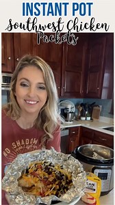 17 reactions | These flavorful Instant Pot southwestern chicken foil...