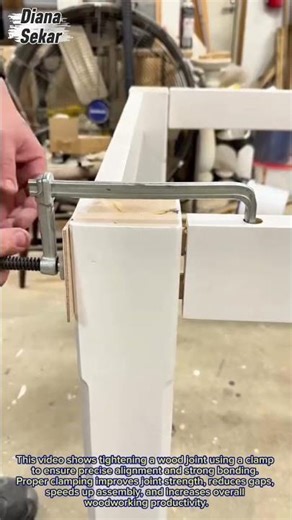 Precise Wood Joint Clamping Technique | Strong and Clean Frame Assembly