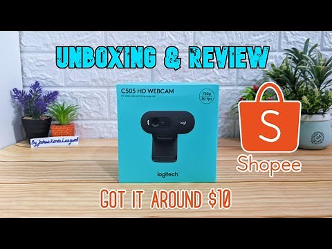 Logitech C505 HD Webcam Unboxing & Review | JKL