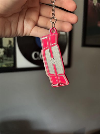 Mirror Candy Red Chevy Cateye Front End Keychain/ Goodwin Customs - Etsy