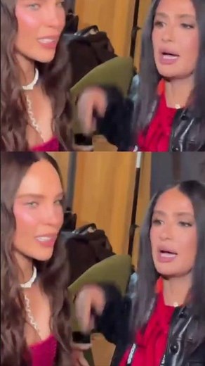 Belinda recibe la bendición de Salma Hayek para inauguración del Mundial #ImagenEntretenimiento