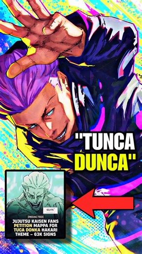 hakari’s theme song is cooked.. 💔 #doronsworld #anime #manga #jujutsukaisen