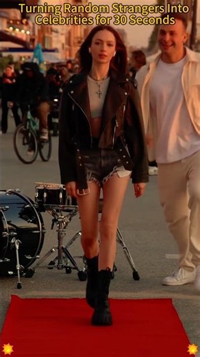 Turning Random Strangers Into Runway Models for 10 Seconds.#runwaychallenge#modelwalk
