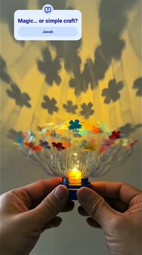 Blooming Candle Flower Light 🌸🕯️ #DIY #creative #handmade #asmr #shortsfeed
