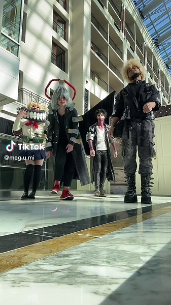 Dancing with y’all is my favorite part of going to cons #cosplay #mha #mhacosplay #togahimiko #shigaraki #dabi #bakugou #bnhacosplay #katsu
