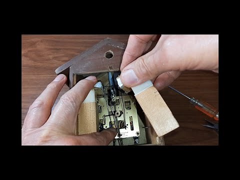 RELOJ CUCÚ REPARACIÓN, DESPERFECTO EN TRACCIÓN DE CADENA