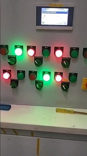 control panel testing auto and manual
