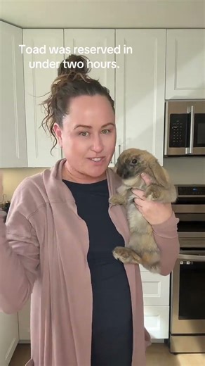 Toad is going to her forever home.