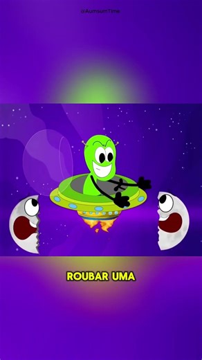 Alienígenas roubando pedaços da Lua?!👽🌌 #shorts