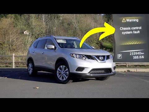 “Chassis Control System Error” warning in Nissan Rogue and X-Trail