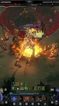 Diablo IV: ASTAROTH Boss Fight | Torment IV | Sorceress Hydra Build | ESCALATED DUNGEON | SEASON 9