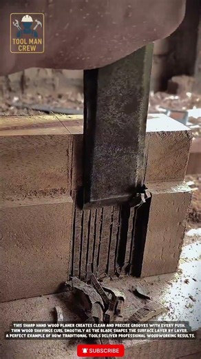 Sharp & Durable Hand Wood Planer for Grooving and Edge Shaping in Professional Carpentry Workshops