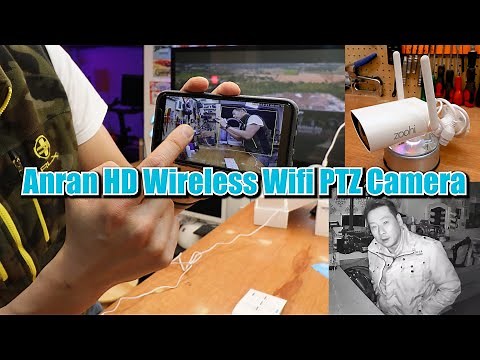 Anran HD Wireless Wifi PTZ Camera Pan Tilt 4X Zoom Home CCTV camera review by Benson Chik